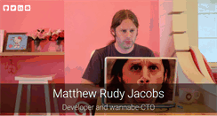 Desktop Screenshot of matthewrudy.com