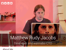 Tablet Screenshot of matthewrudy.com